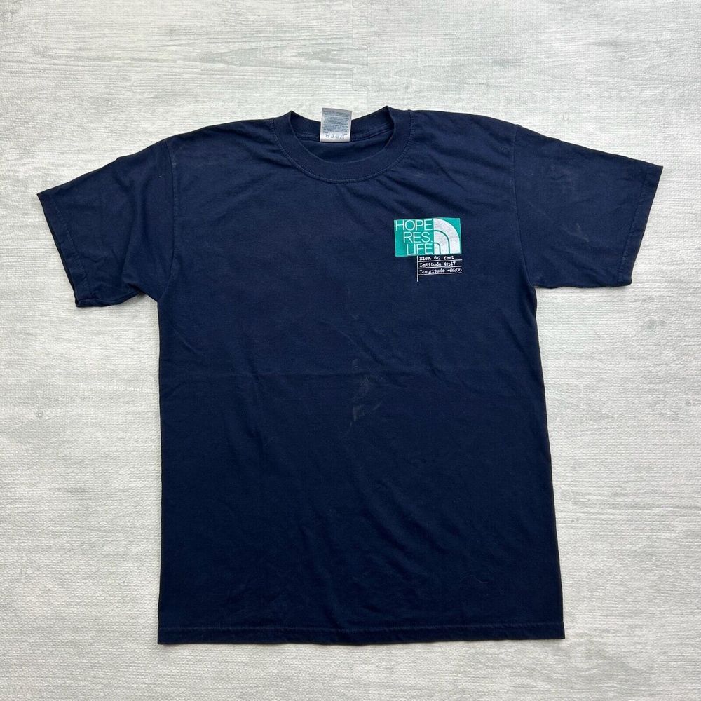 Vintage Y2K Hope Res Life Mens Medium Blue The North Face Parody Expedition Team
